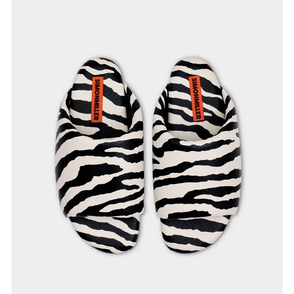 Simon Miller Black and White Zebra Slides